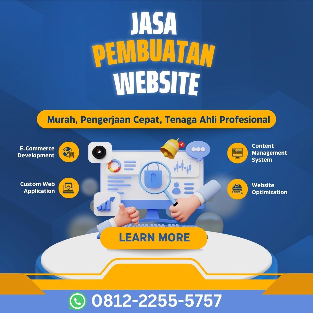TLP/WA 0812-2255-5757 Jasa Pembuatan Website di Lampung Tengah Desain Web Modern
